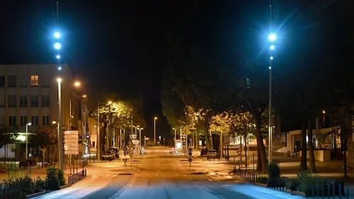 A Lorient, 2 éclairages sur 3 vont être éteints la nuit.